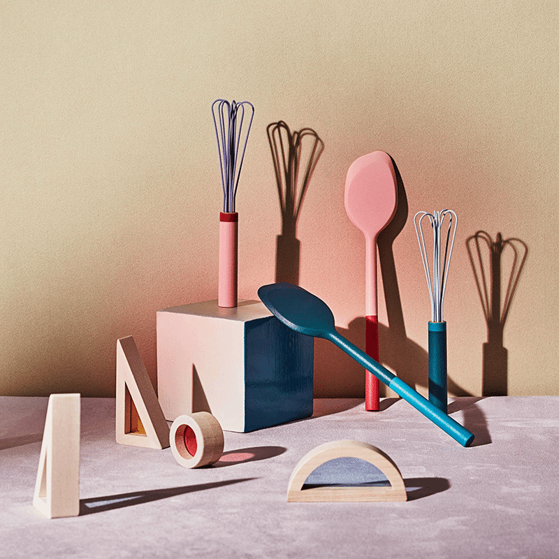 Kids Silicon Cooking Set - Tart Pink