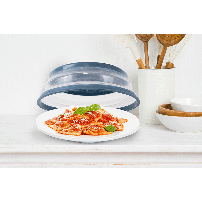 Collapsible Microwave Splatter Shield