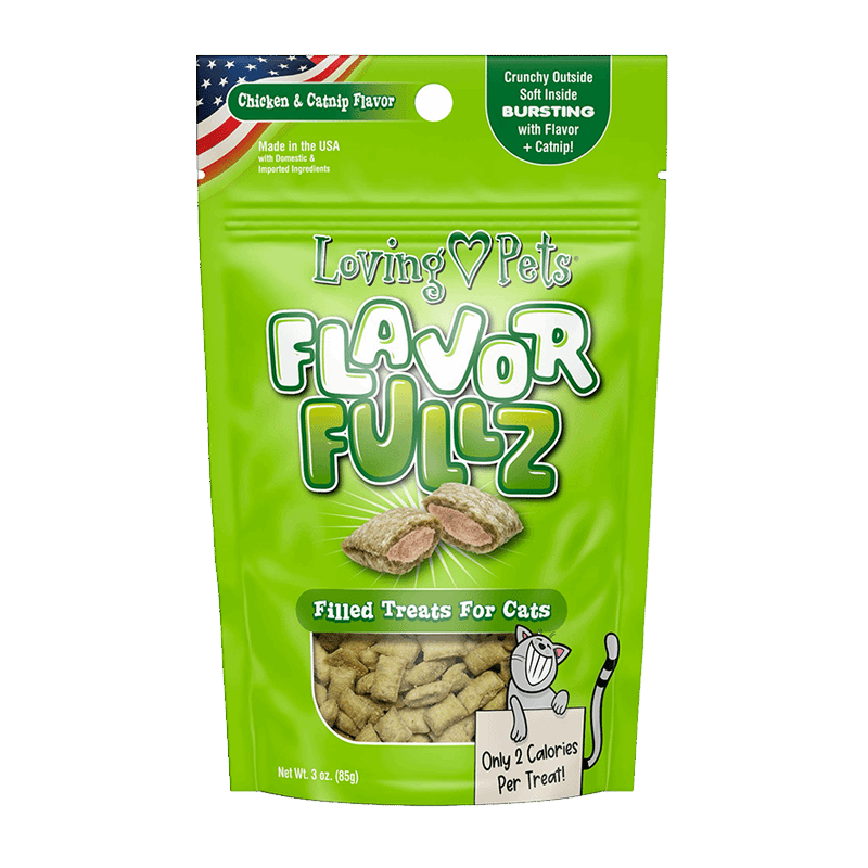 Flavorfullz Cat Treats Chicken and Catnip 3 oz.