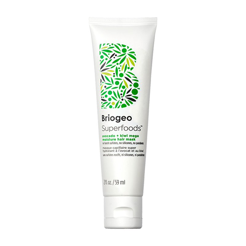 Superfoods Avocado + Kiwi Mega Moisture Hair Mask Travel Size