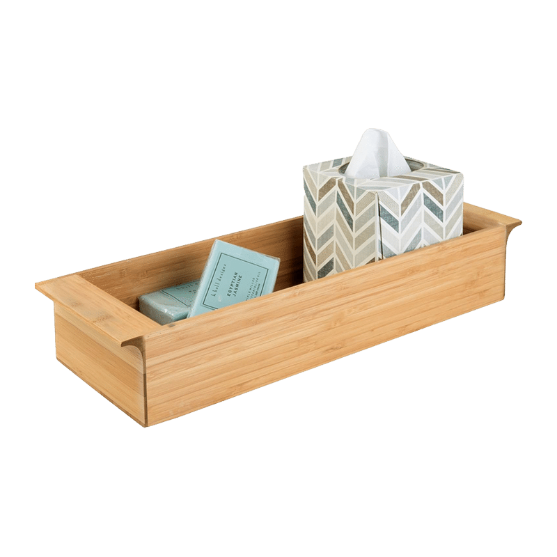 Bamboo Toilet Tank Top Tray
