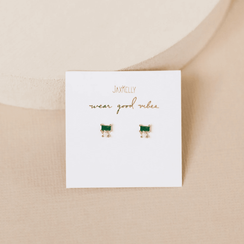 Double Stud Stack - Sapphire