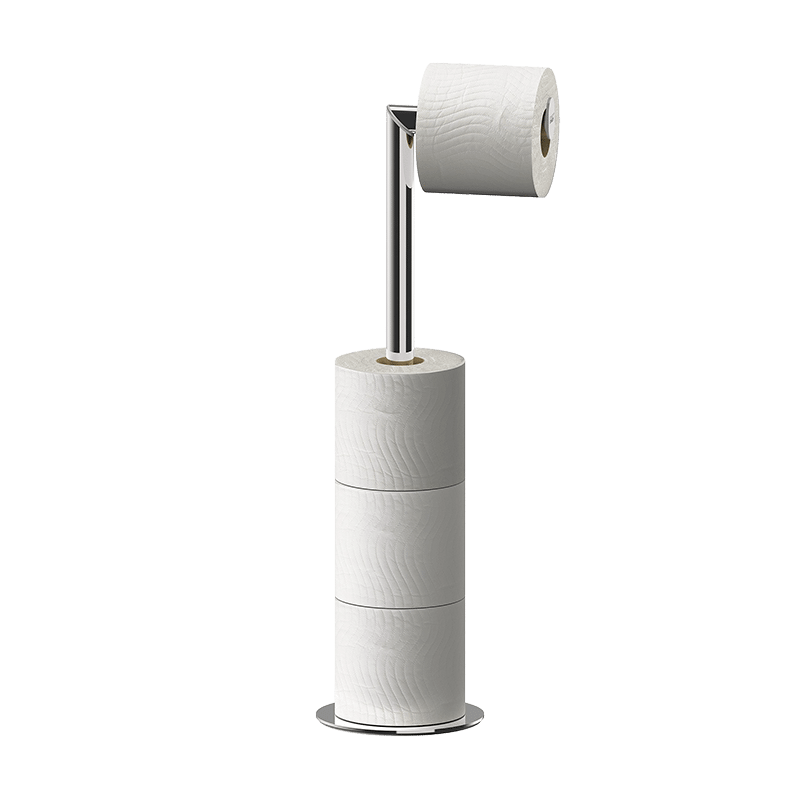 EasyStore Luxe 2-in-1 Toilet Paper Roll Stand