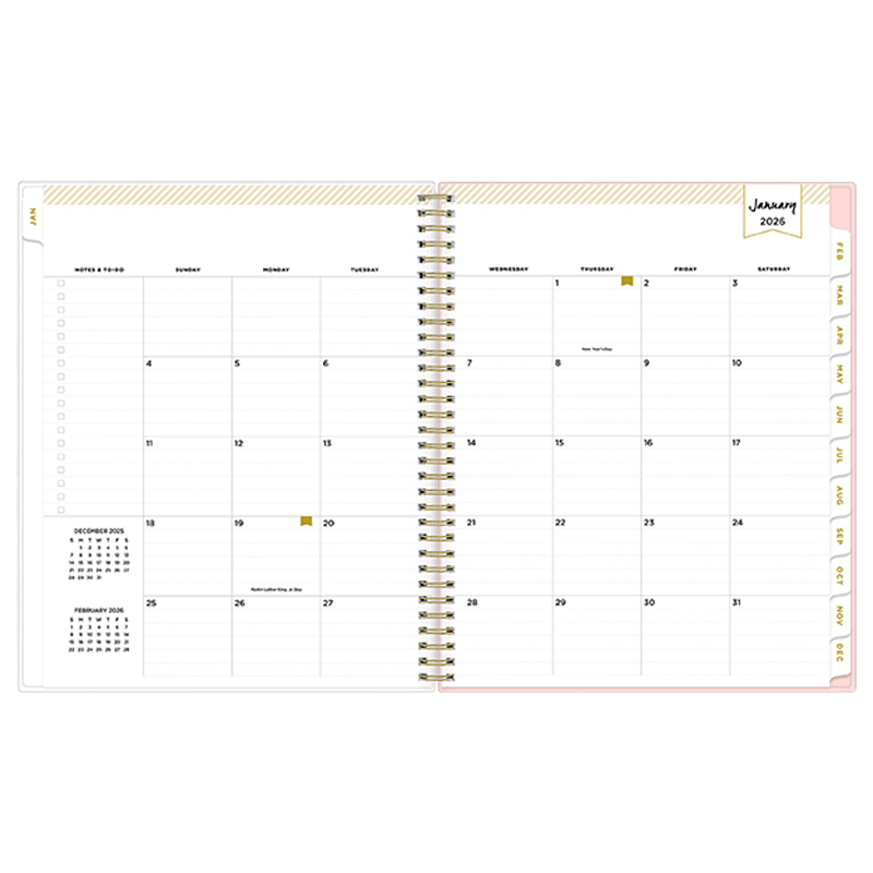 Coming Up Roses Blush 2026 Planner