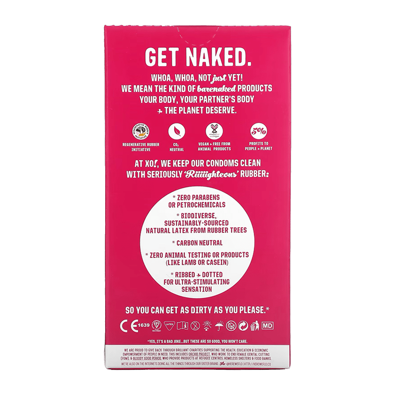 XO by Flo! Condoms Hi-Sensation Vegan Condoms