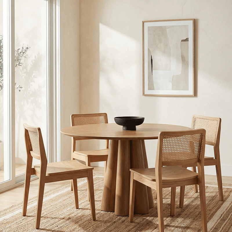 Rikki Coastal Braided Jute Area Rug