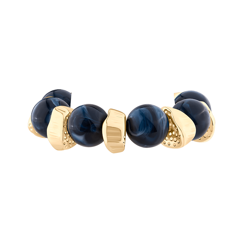 Large Acrylic Beaded Stretch Bracelet