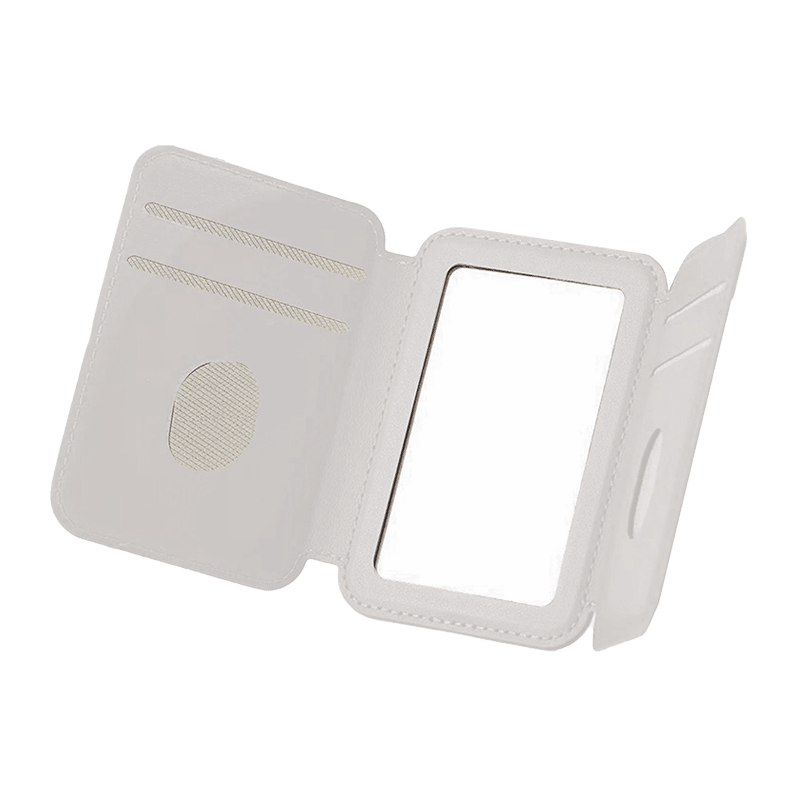 MagSafe Compatible Tri-Fold Wallet with Mirror