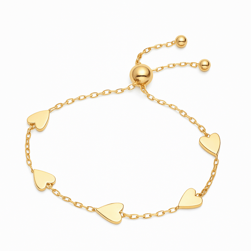 Adjustable Heart Bracelet