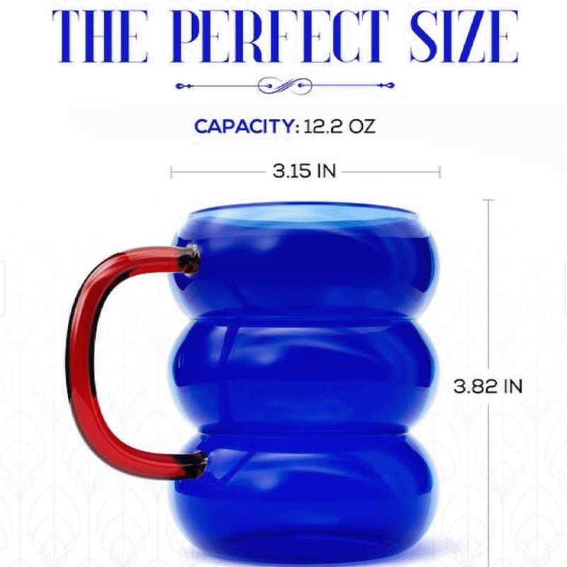 12oz Double Wall Bubble Mug (2 Pack)