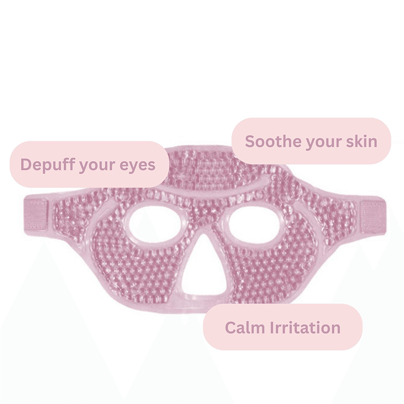 Ice Mask Half Face (Mauve)