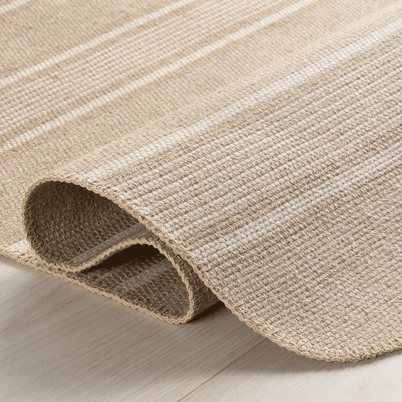 Anaya Striped Jute Area Rug