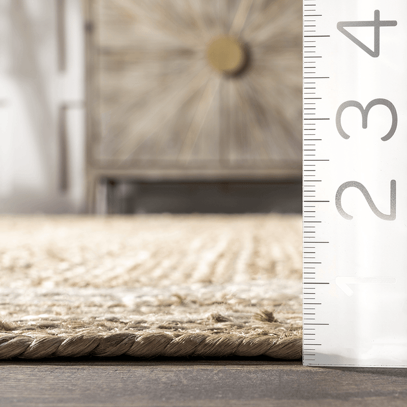 Rikki Coastal Braided Jute Area Rug