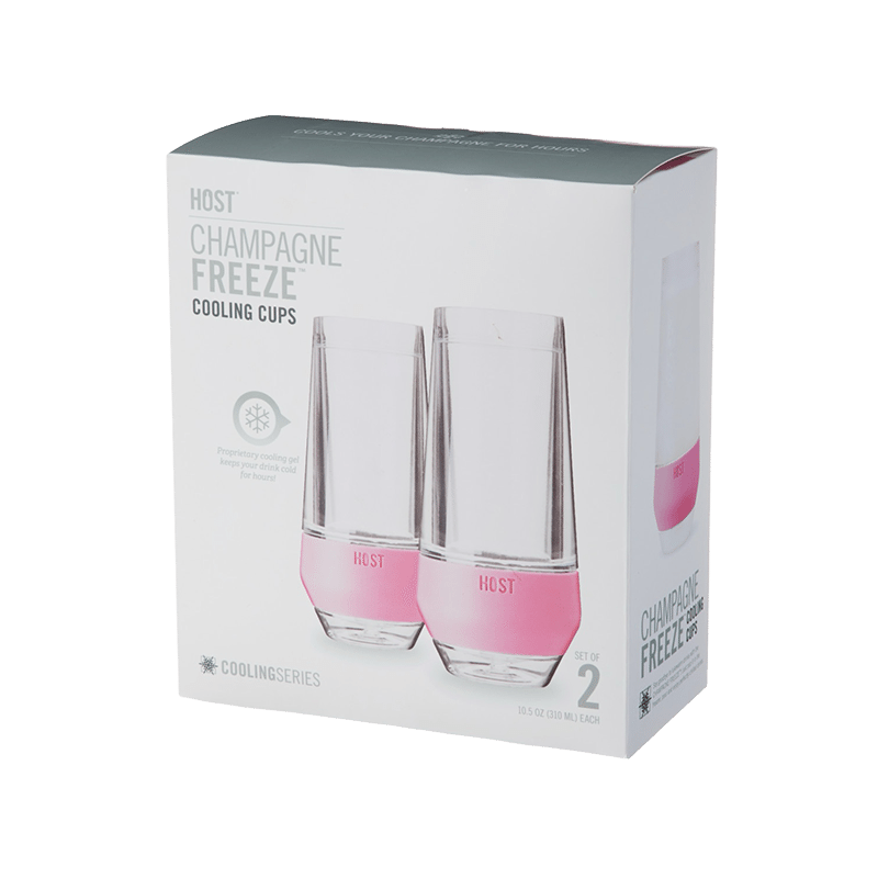 Champagne Freeze Cooling Cups (Set of 2)