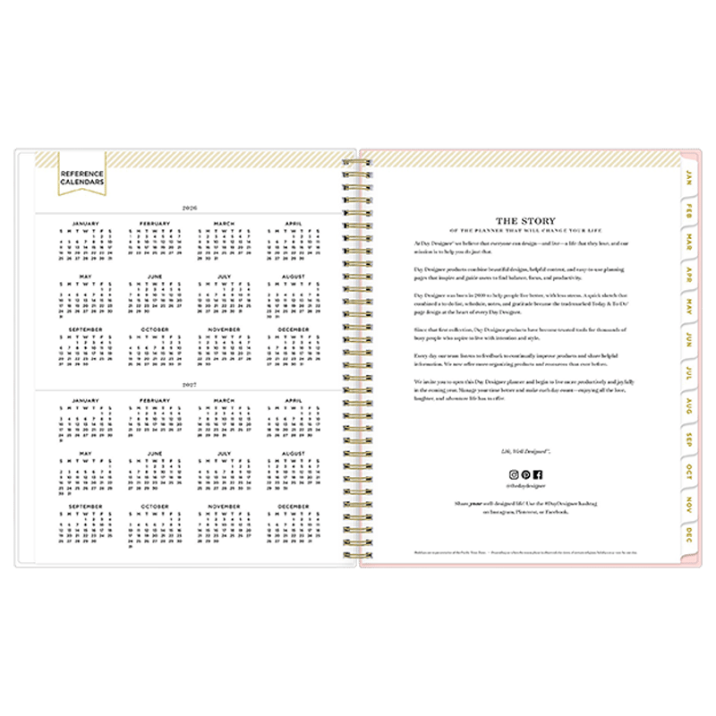 Coming Up Roses Blush 2026 Planner