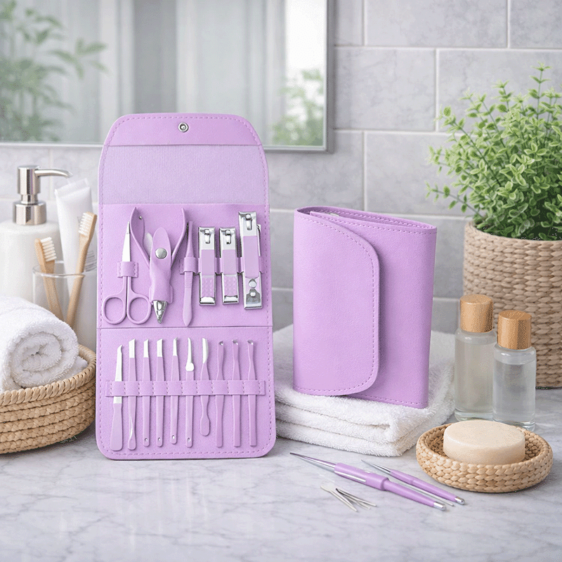 16 Piece Manicure Set with Case