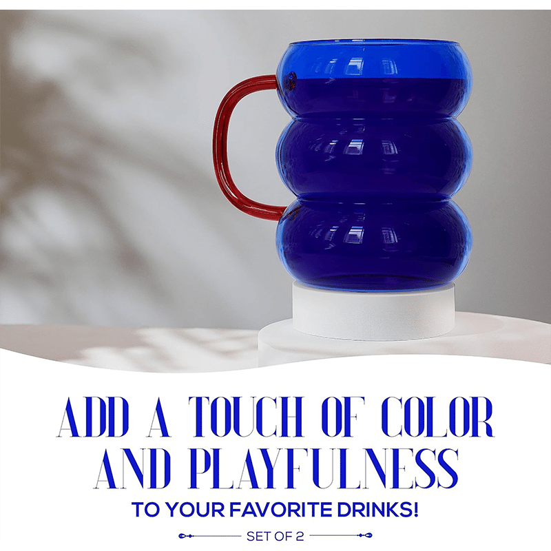 12oz Double Wall Bubble Mug (2 Pack)