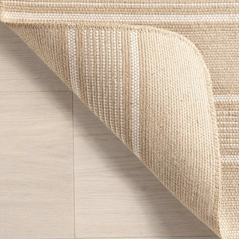 Anaya Striped Jute Area Rug