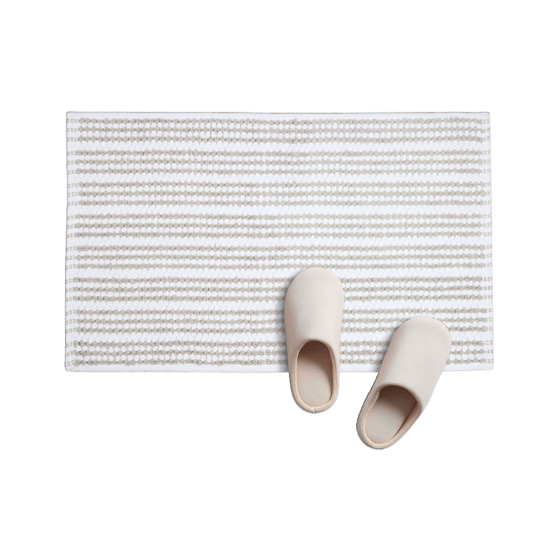 Martex Contrast Stripe Sand Bath Rug