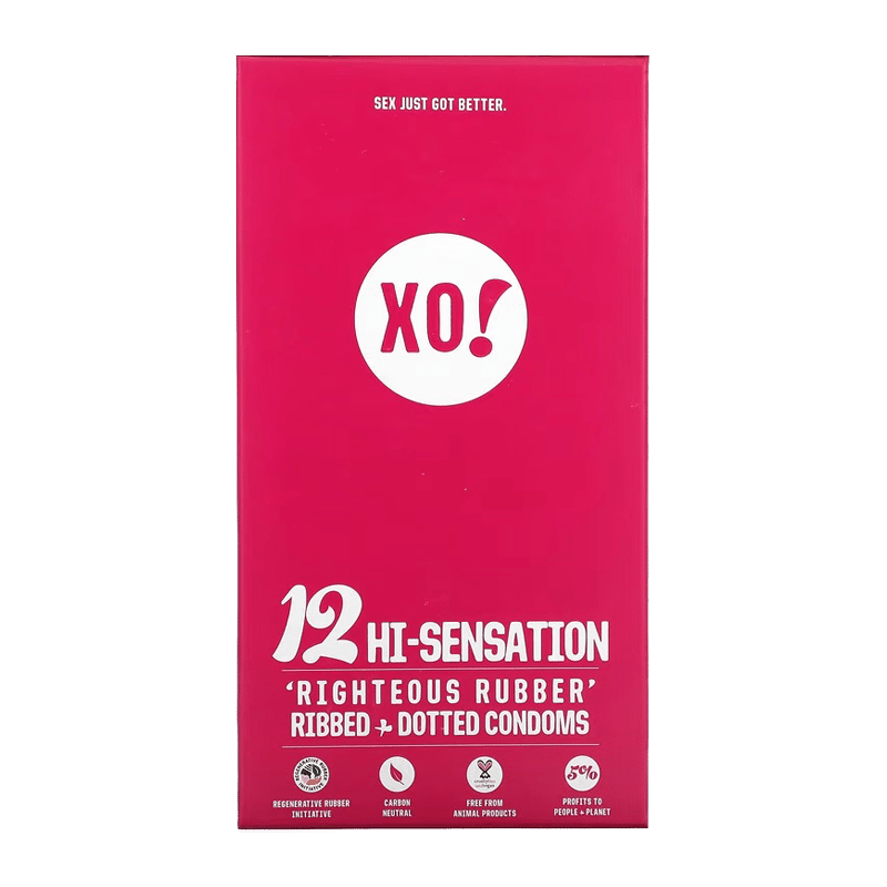 XO by Flo! Condoms Hi-Sensation Vegan Condoms