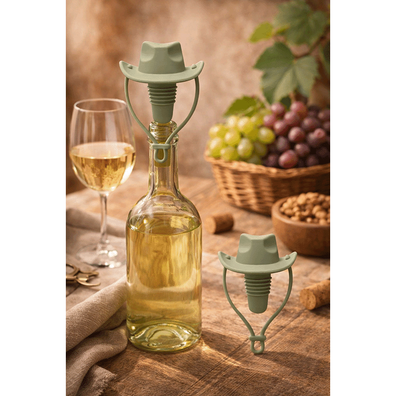 Silicone Cowboy Hat Wine Stopper