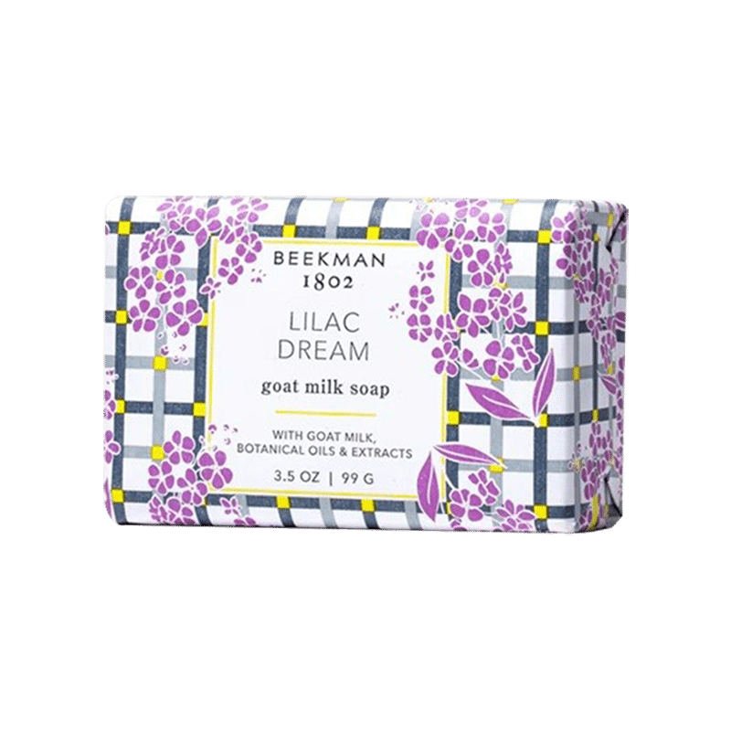 Lilac Dream Palm-Sized Goat Milk Soap