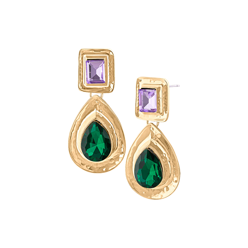 Elegant Crystal Teardrop Earring