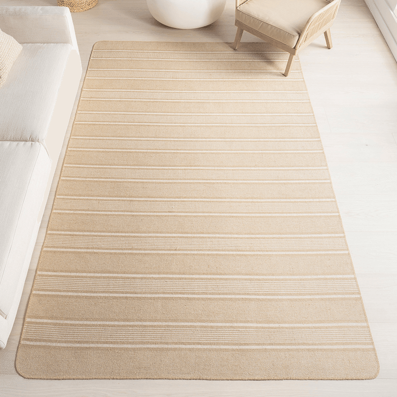 Anaya Striped Jute Area Rug
