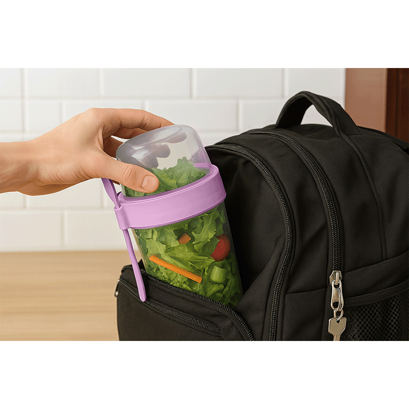 Travel Salad Cup (2 Pack)