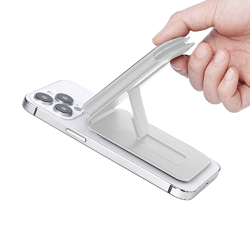 MagSafe Compatible Tri-Fold Wallet with Mirror