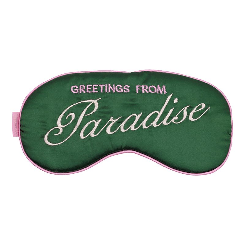 Getaway Eye Mask, Greetings from Paradise