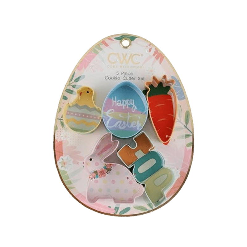 5 Piece Easter Cookie Cutter Set