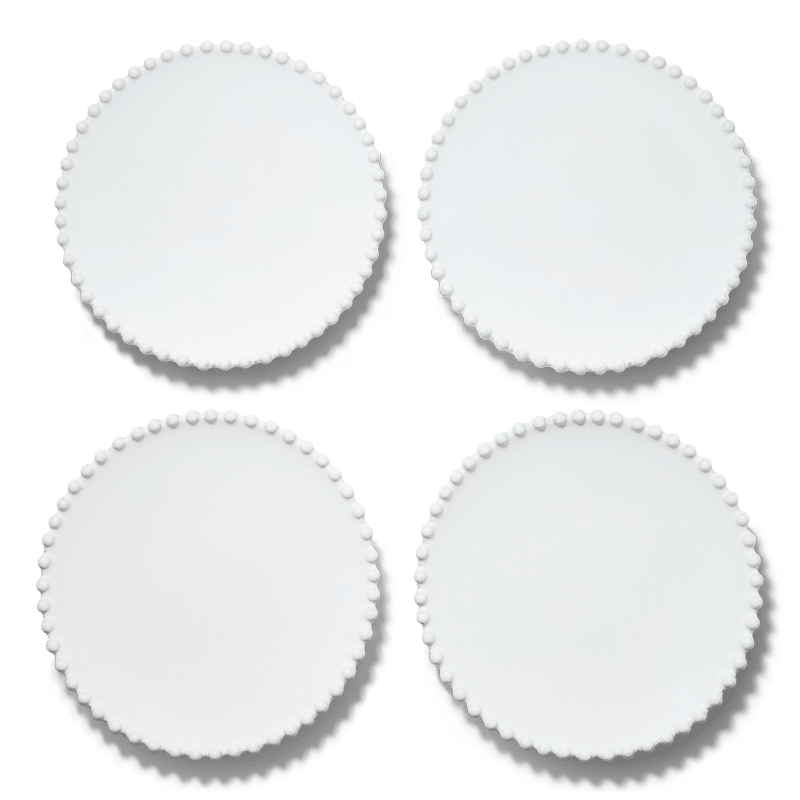 Set of 4 Appetizer Plates (Pearl Collection)