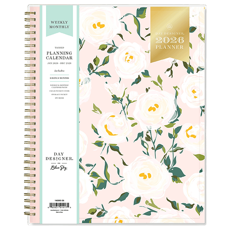 Coming Up Roses Blush 2026 Planner