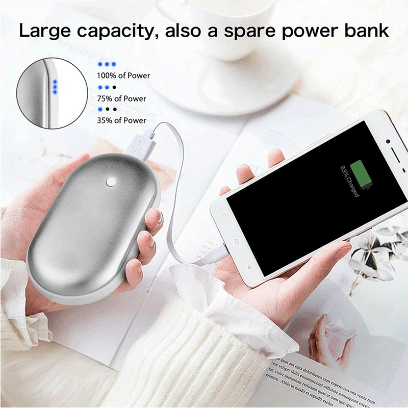 5000mAh Hand Warming Power Bank