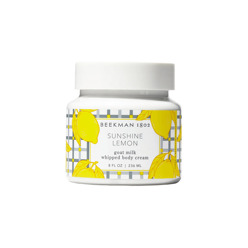 8oz Whipped Body Cream, Sunshine Lemon