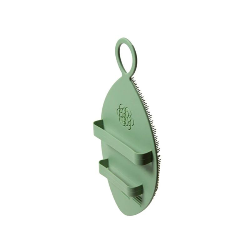 Daily Leaves of Life Silicone Body Scrubber w/ Silicone Cup