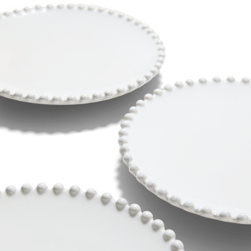 Set of 4 Appetizer Plates (Pearl Collection)