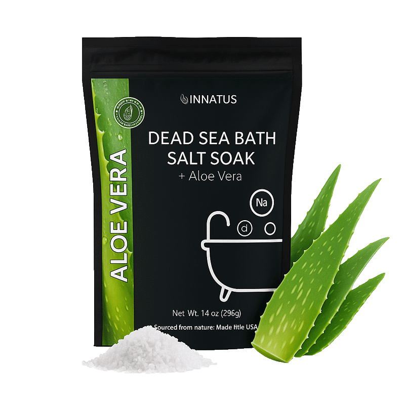 Dead Sea Bath Salt with Natural Aloe Vera