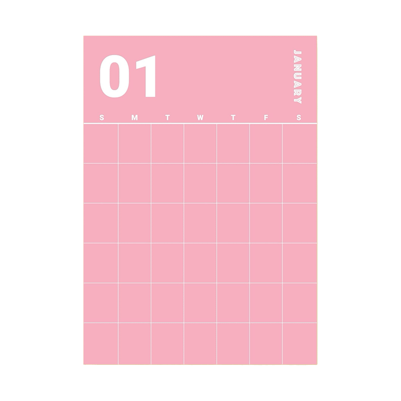 Start Anywhere Rainbow Wall Planner