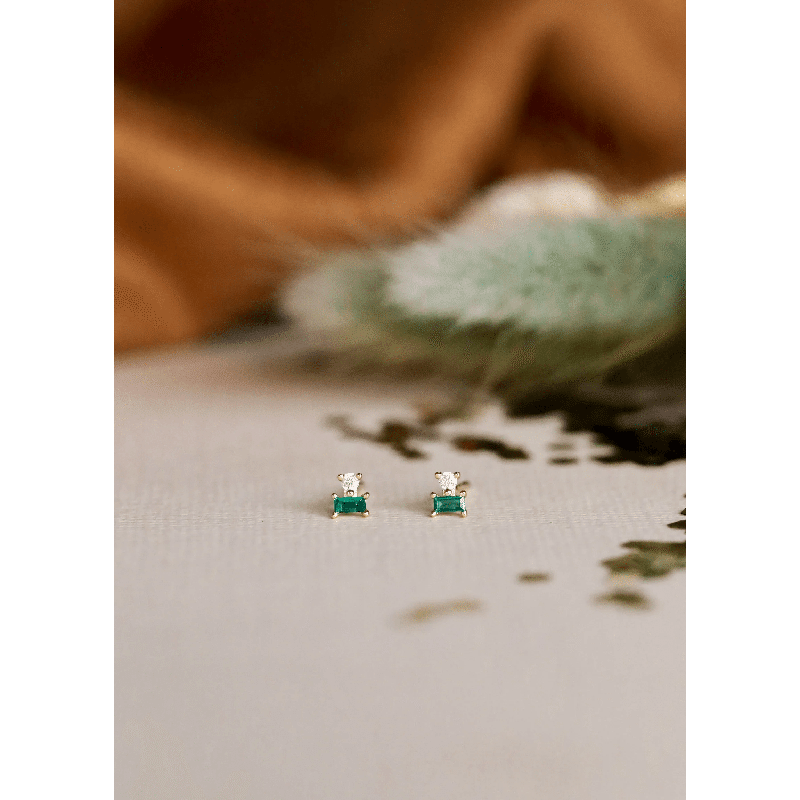 Double Stud Stack - Sapphire