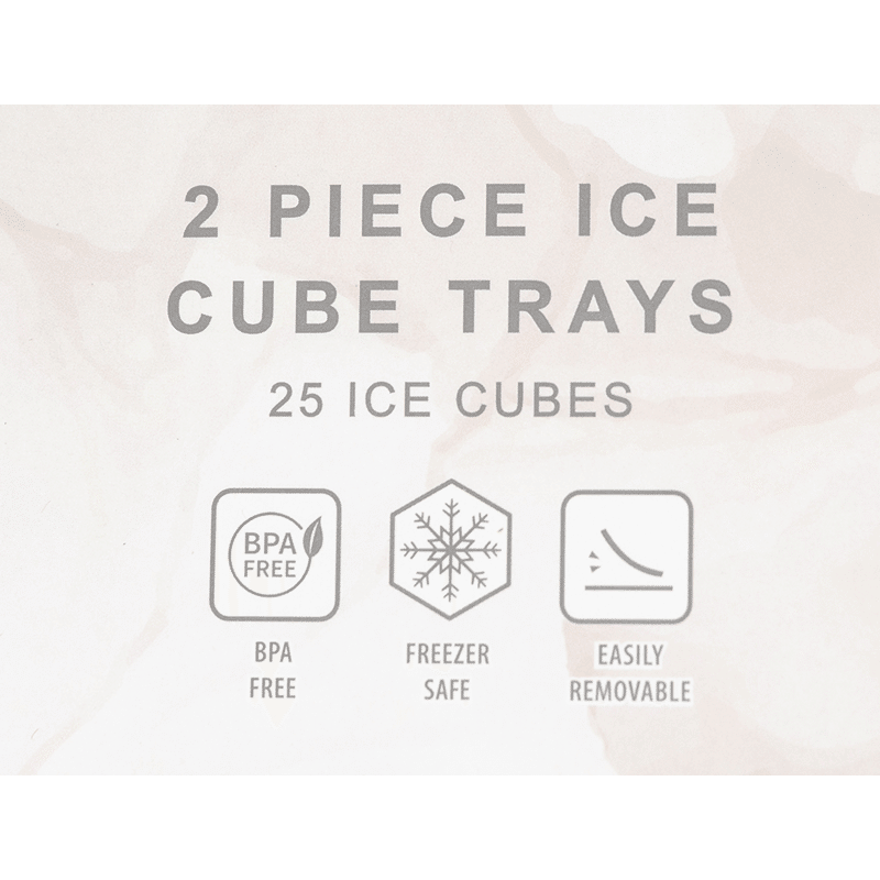 25 Piece Ice Cube Tray (2 Pack)