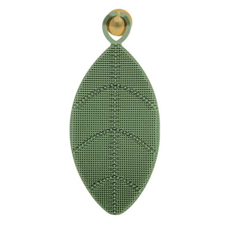 Daily Leaves of Life Silicone Body Scrubber w/ Silicone Cup