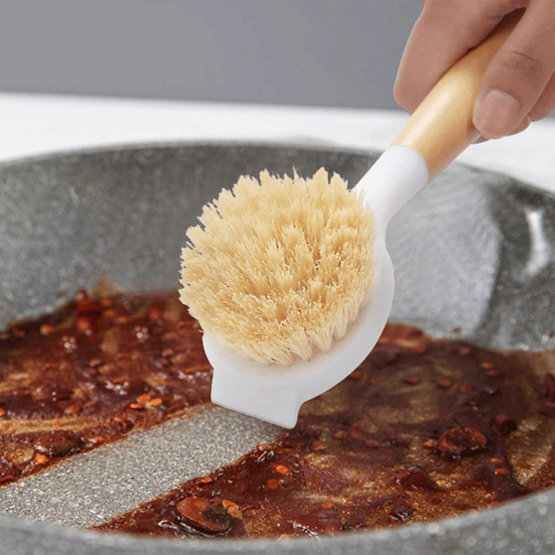 Long Handle Dual Sided Dish Brush (3 Pack)