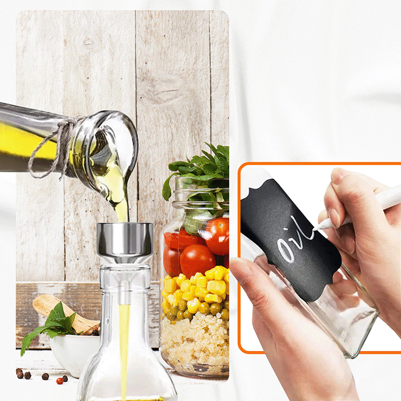 Glass Olive Oil Dispenser (2 Pack)