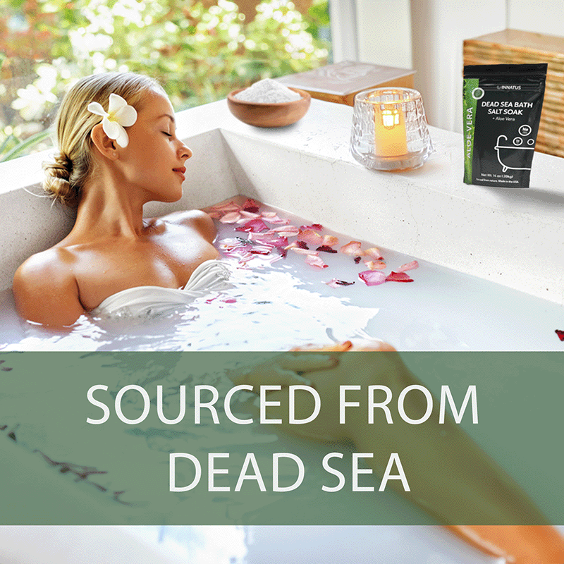 Dead Sea Bath Salt with Natural Aloe Vera