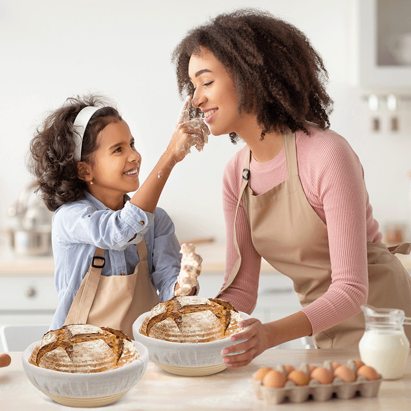 Sourdough Bread Proofing Basket Set