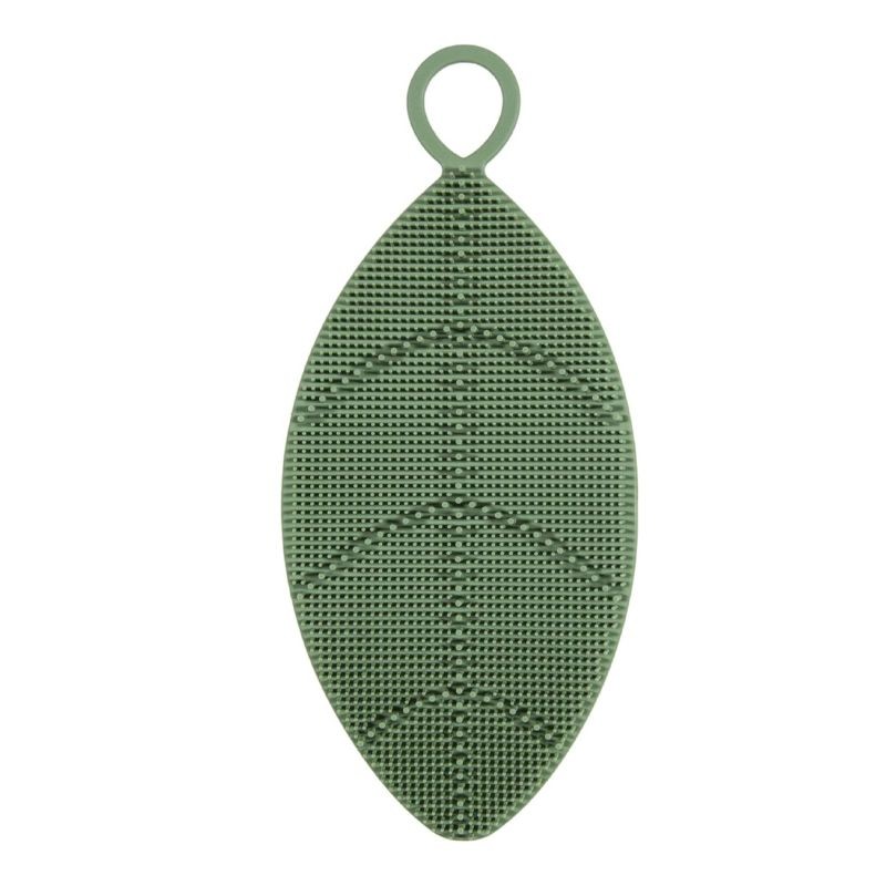 Daily Leaves of Life Silicone Body Scrubber w/ Silicone Cup