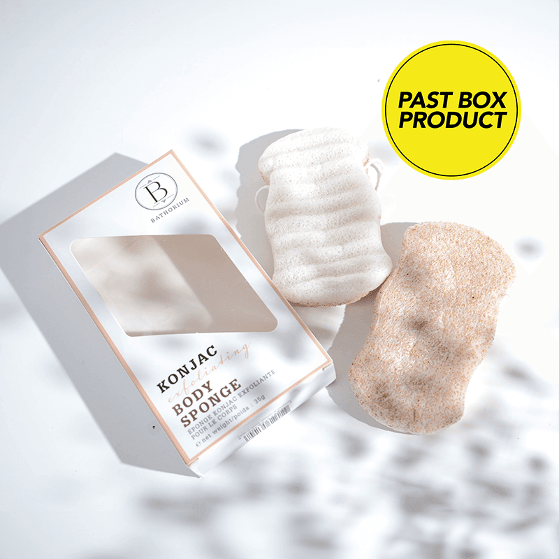 Konjac Walnut Shell Exfoliating Body Sponge