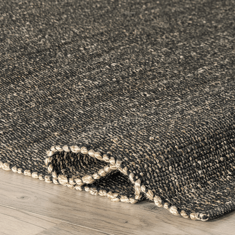 Elfriede Farmhouse Jute Blend Area Rug